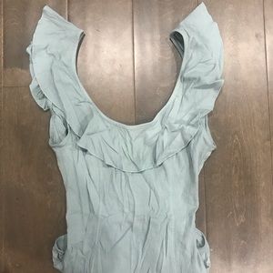 Free people onsie with scoop back